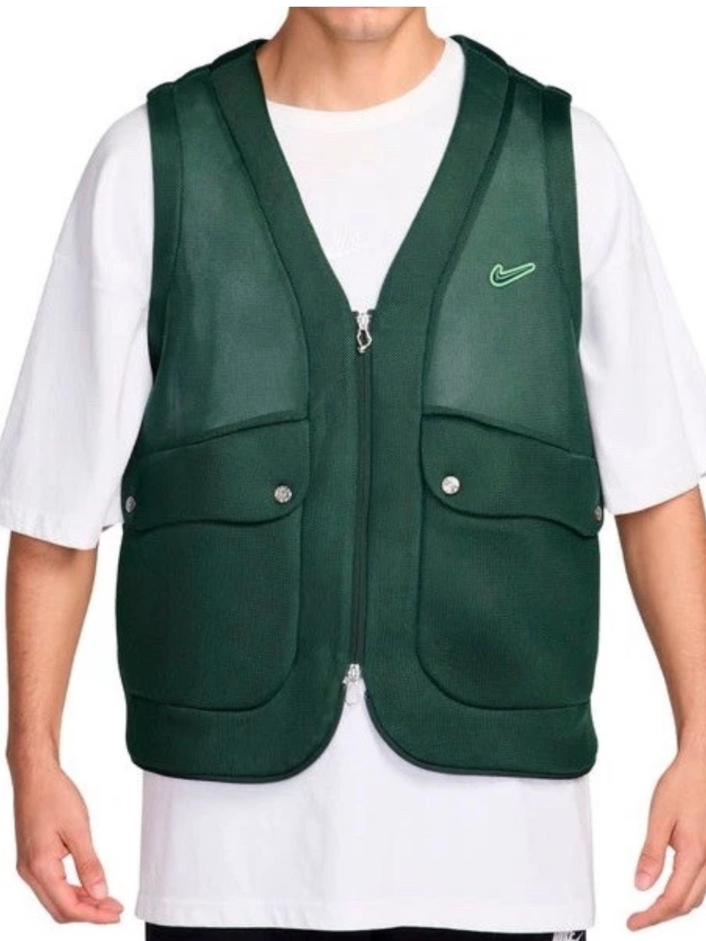 NIKE PROJECT F.R.O.G. BUBBLE POD VEST/BAG GREEN SIZE L